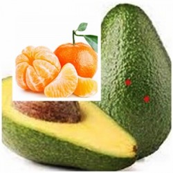 7 KG. MANDARINAS 3 KG. AGUACATE